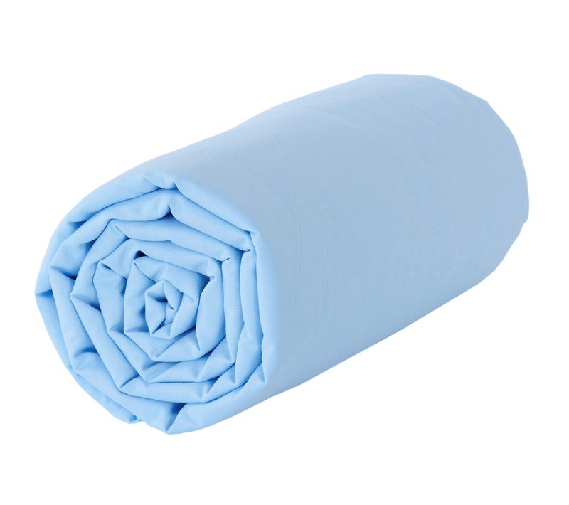 Drap Housse Bébé Bleu 70x140