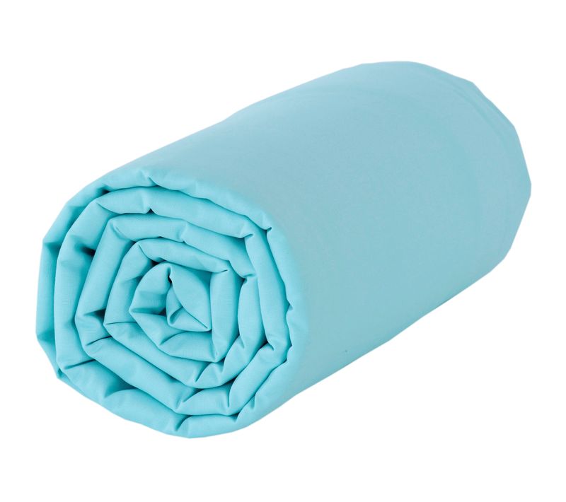 Drap Housse Bébé Turquoise 70x140