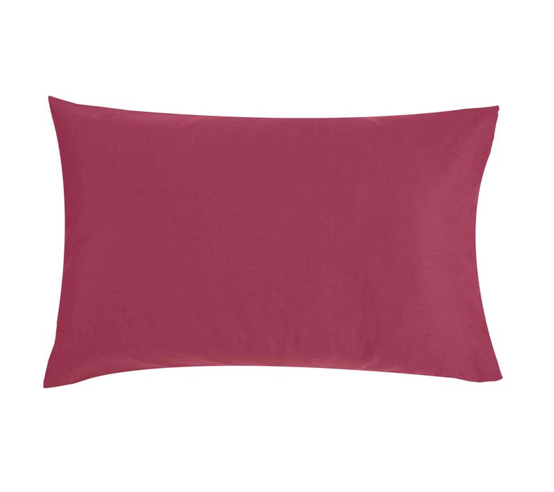 Taie D'oreiller Bébé Coton Bio Lie De Vin 40x60