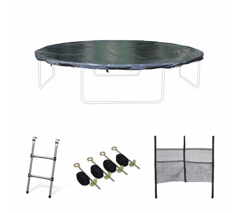 Pack Accessoires Pour Trampoline D. 430cm Vénus / Sagittaire / Vénus Inner - échelle. Bâche De