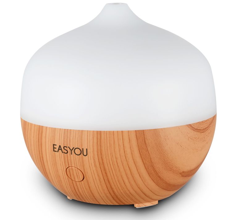 Easyou Diffuseur D’huile Essentielle – Humidificateur D’air – Flacon D’huile Essentielle Inclus