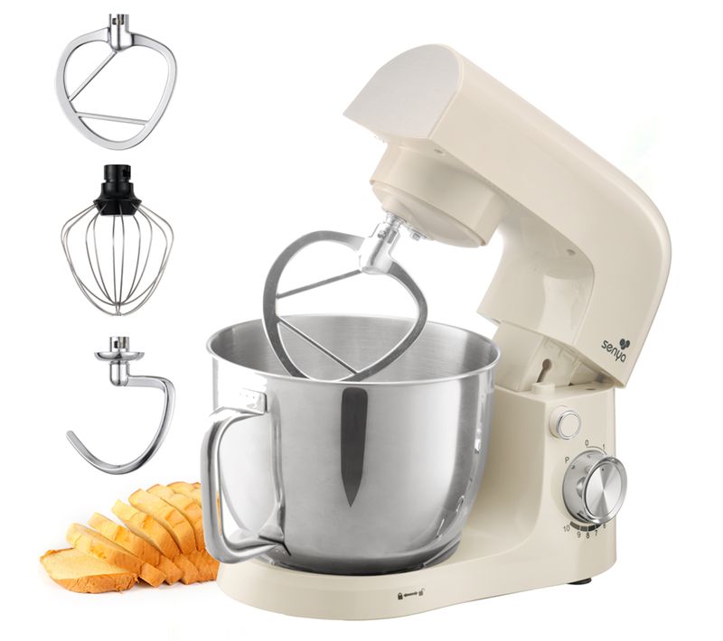 Robot Pâtissier Multifonction 1500w Bol 5l Et 10 Vitesses, Taste et Pastry Crème