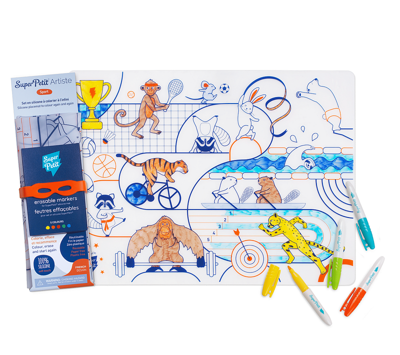 Set Coloriage Reutilisable Sport Olympique