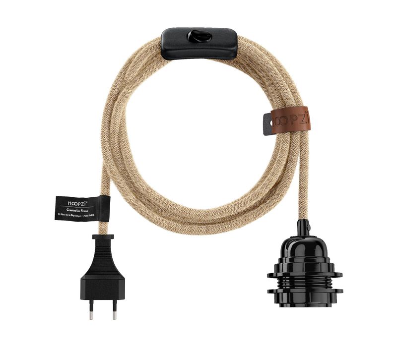 Bala Nature - Fil Electrique Tissu Bala - 4,5m