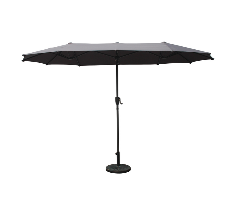Siena - Parasol Double 2x4m Gris