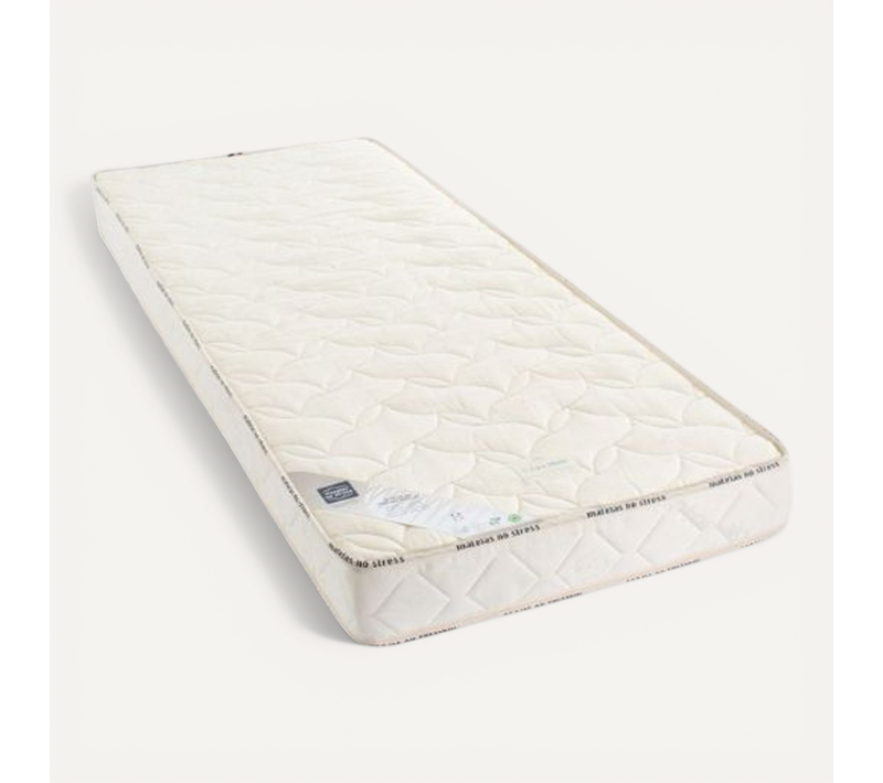 Matelas Mousse 90x200 Essentiel Bio Ferme Épaisseur 12 Cm Coton Bio