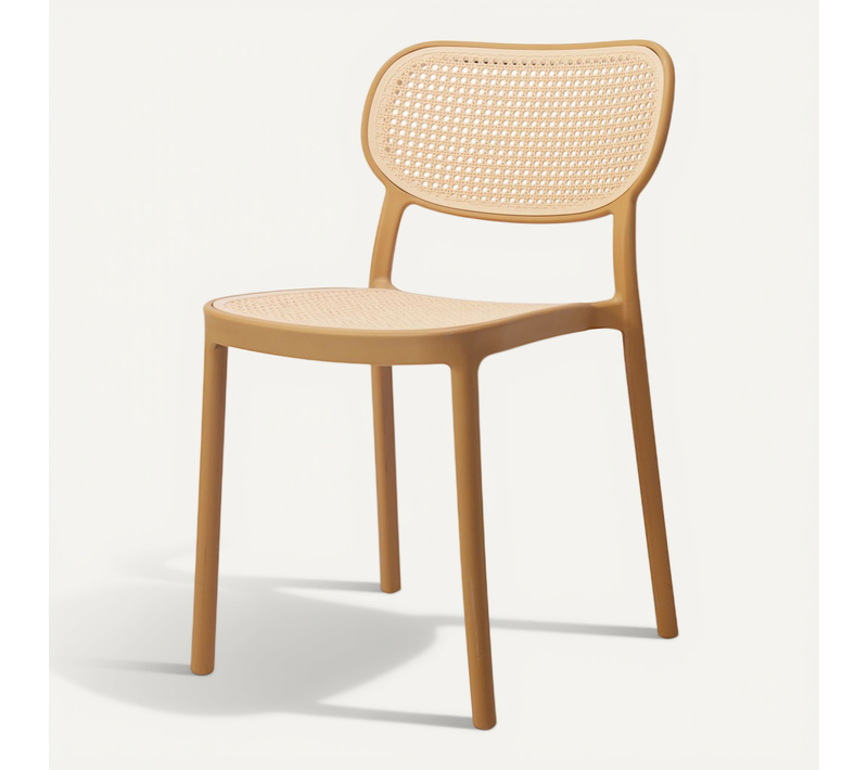 Chaise De Salle À Manger Moutarde Style Vintage