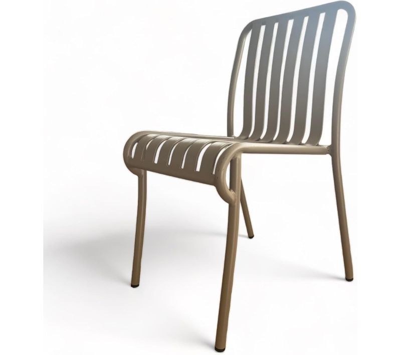 Chaise De Jardin En Aluminium Beige Lou