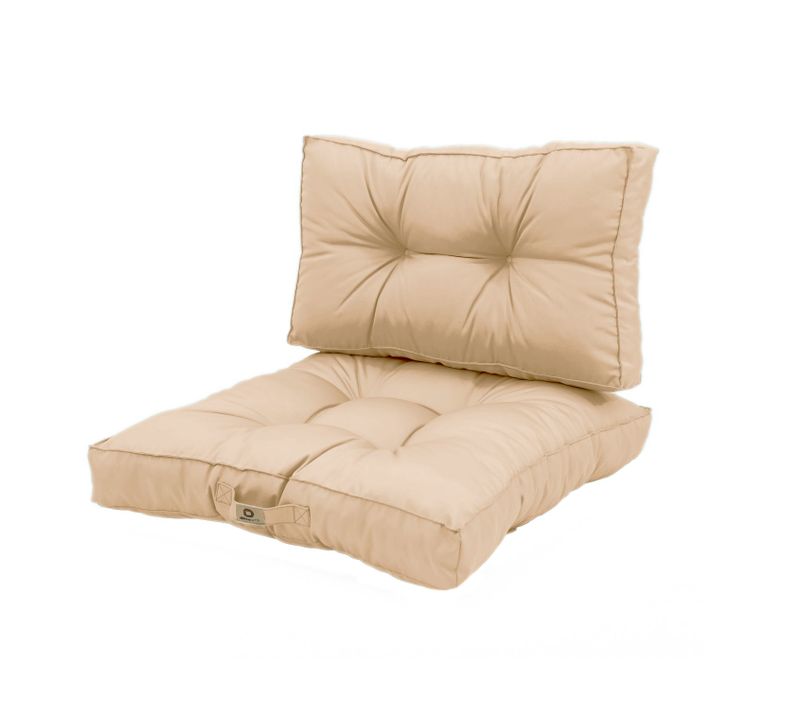 Coussins Pour Salon De Jardin Capitonné 50x50cm Beige