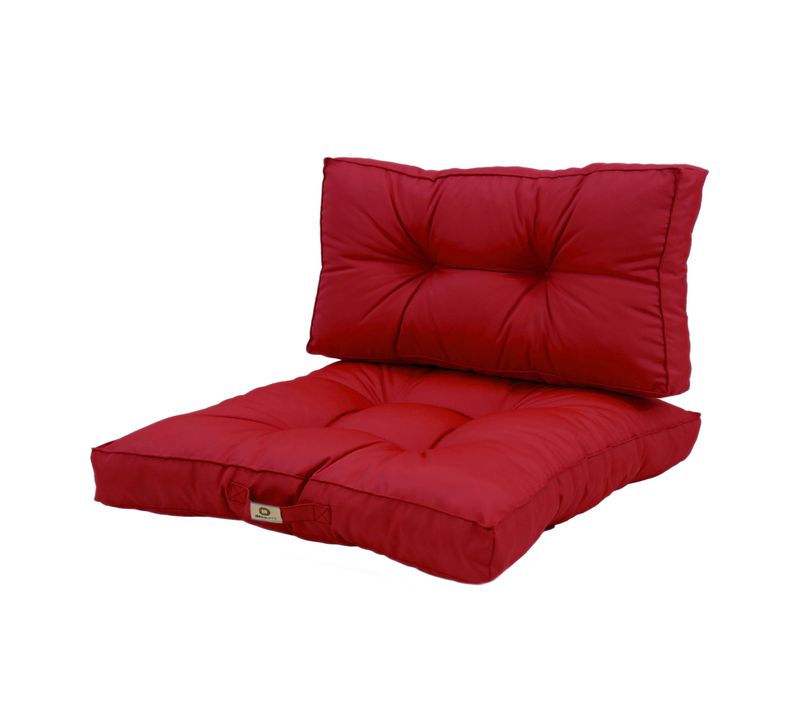 Coussins Pour Salon De Jardin Capitonné 60x60cm Rouge