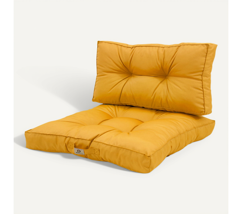 Coussins Pour Salon De Jardin Capitonné 60x60cm Jaune