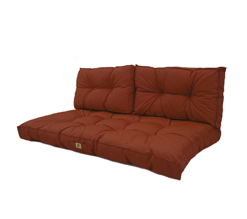 Coussins Pour Salon De Jardin Capitonné 120x60cm Terracotta