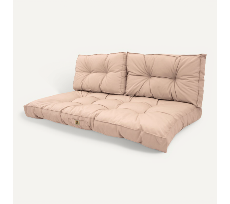 Coussins Pour Salon De Jardin Capitonné 100x50cm Beige