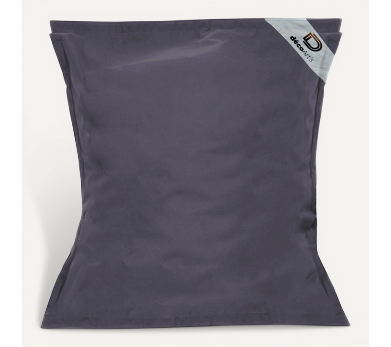 Housse Pour Pouf Géant XXL 180x140cm Flottant Pour Piscine - Gris Carbone