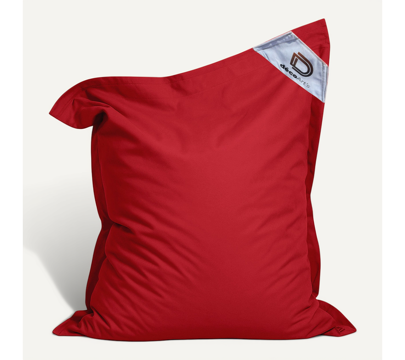 Housse Pour Pouf Géant XXL 180x140cm Intérieur Et Extérieur - Rouge Piment