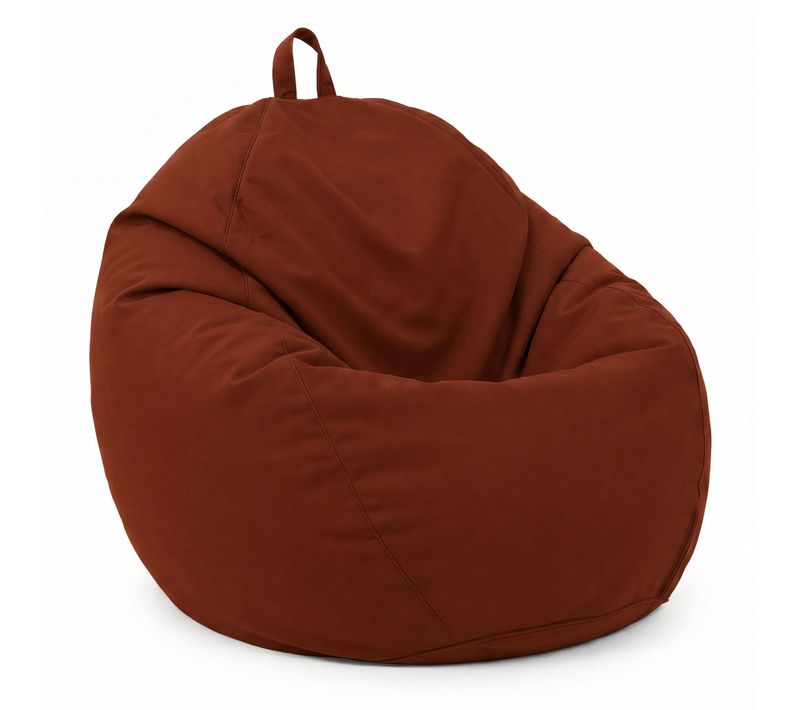 Pouf Poire XL D'extérieur - 110x120 Cm - Terracotta