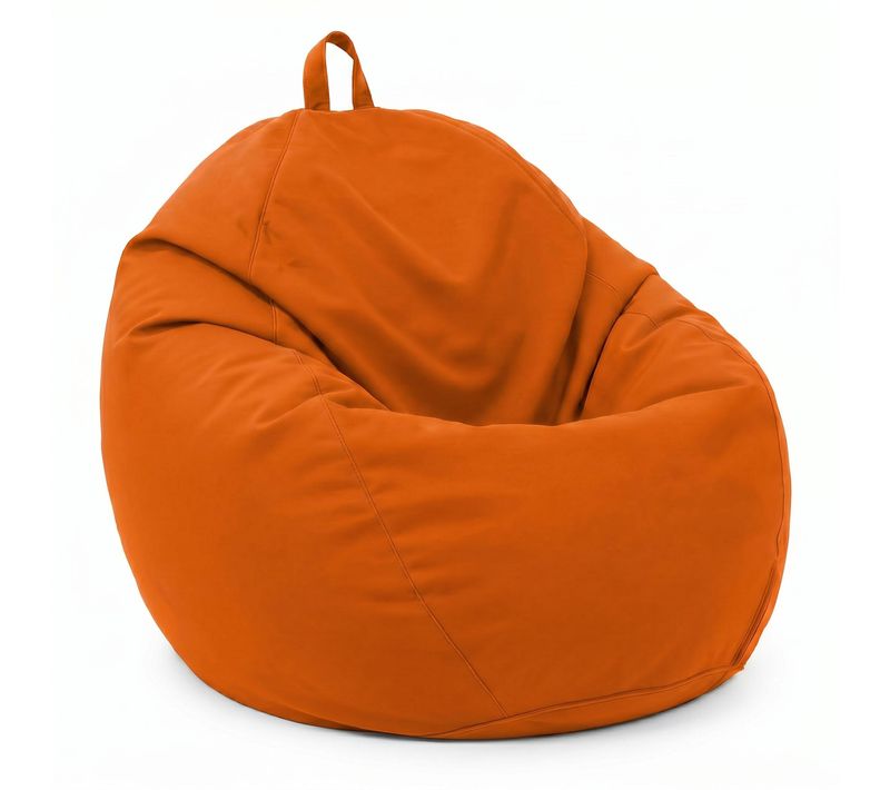 Pouf Poire XL D'extérieur - 110x120 Cm - Orange