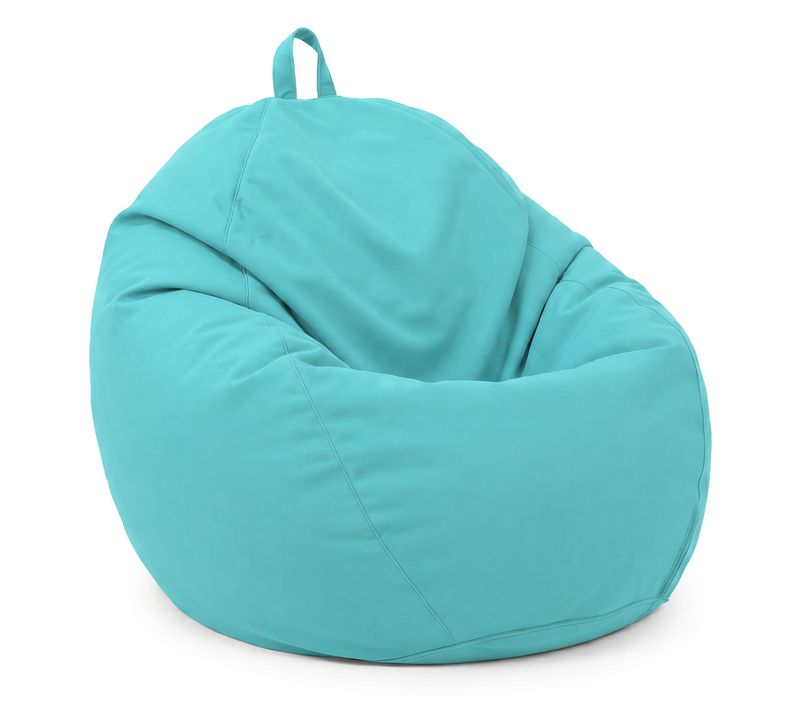 Pouf Poire XL D'extérieur - 110x120 Cm - Bleu Caraïbes