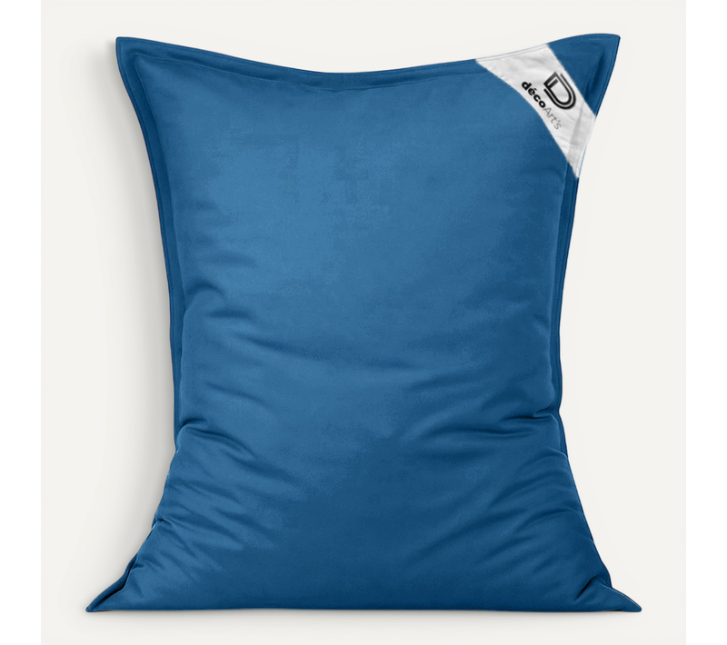 Housse Pour Pouf Géant XL 120x80cm - Bleu Pétrole
