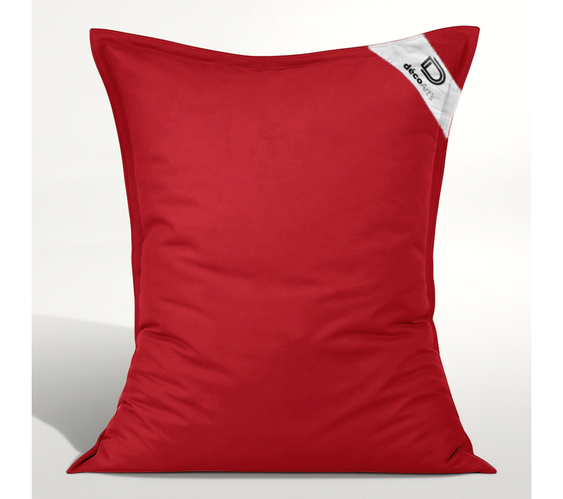Housse Pour Pouf Géant XL 120x80cm - Rouge Piment