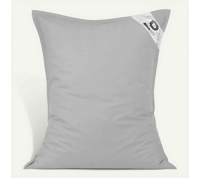Housse Pour Pouf Géant XL 120x80cm - Gris Galet
