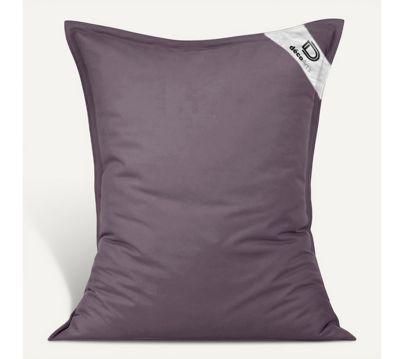 Housse Pour Pouf Géant XL 120x80cm - Gris Carbone