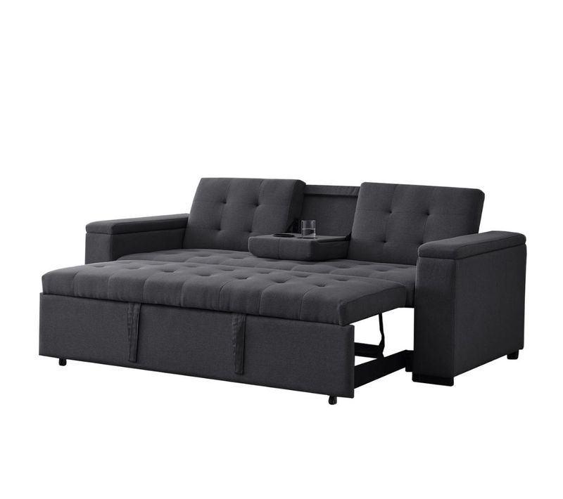 Noho - Canapé Convertible Gris Foncé