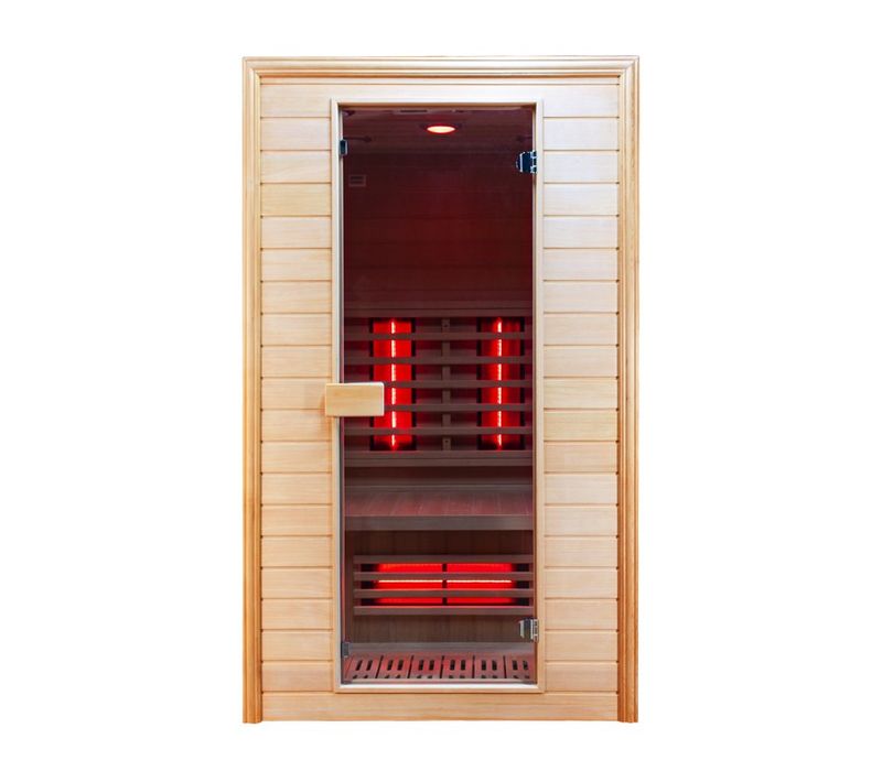 Sauna Infrarouge Boreal® Diffusion 120 - 2 Places à Spectre Complet - 120x100