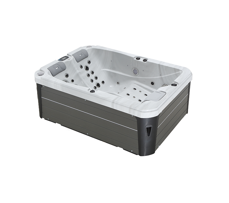 Spa 2 Places Allongées Archipel® Gt2 Pro Max Blanc Marbre LED - Spa Thérapeutique Balboa 210x148