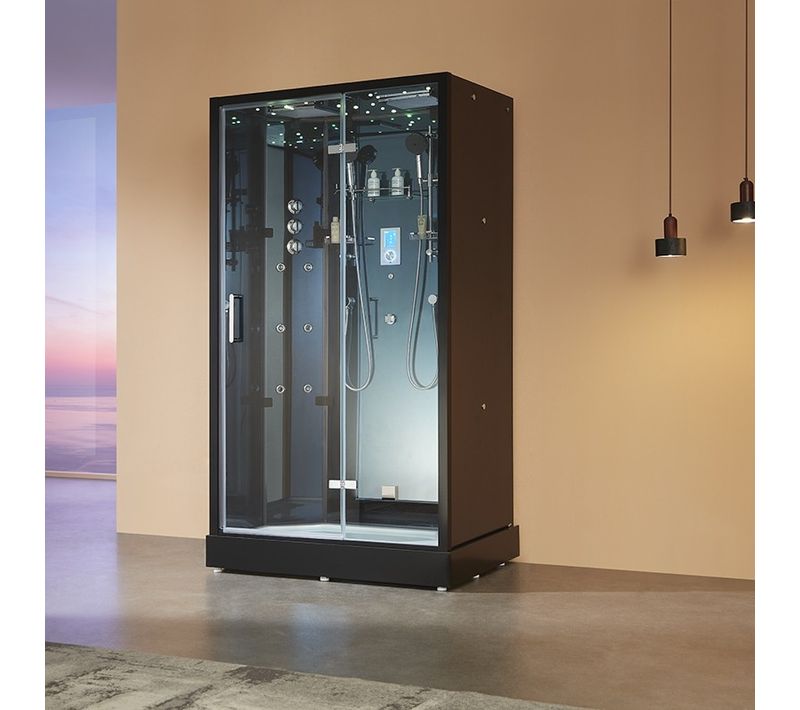 Cabine Douche Hammam Xdual 120 Blue Archipel® - 120x80 Cm