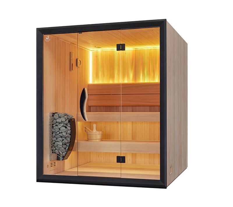Sauna Traditionnel Boreal® Celest 180 - 4 Places - 180x180x210 Cm