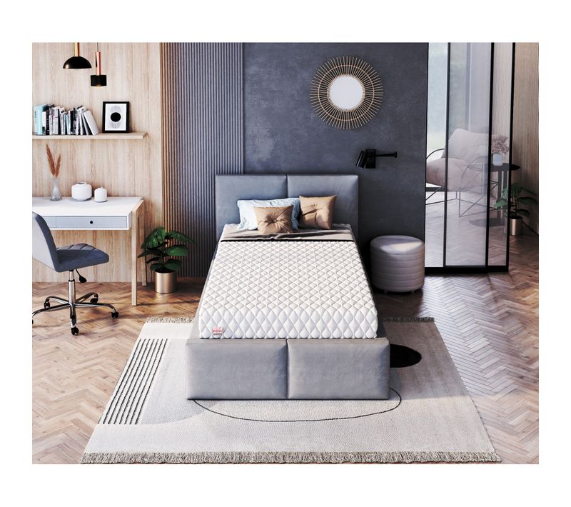 Matelas Mousse 80x160 Cm - Mi Ferme - Epaisseur 10 Cm BRESSO