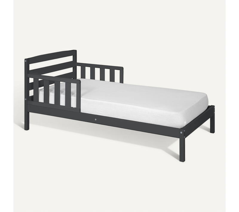 Pack Lit Enfant Avec Matelas Misuna   Gris 70x140 Cm