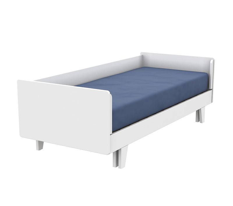 Lit Banquette Gigogne Capri   Blanc 80x200 Cm