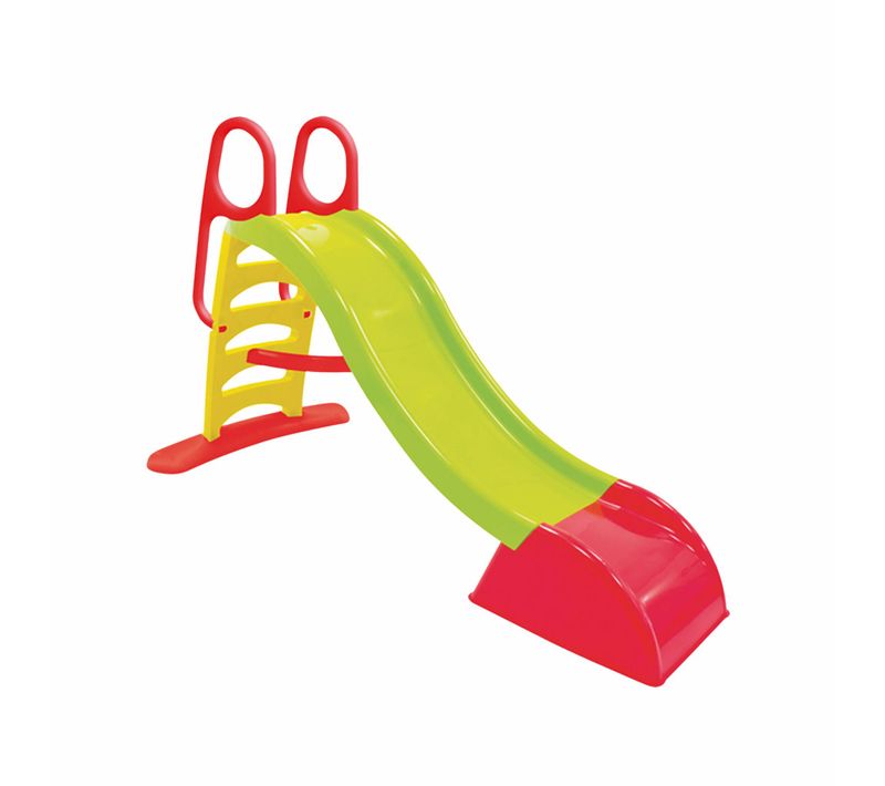 Grand Toboggan Avec Connexion Eau Vert. Jaune Et Rouge 180cm