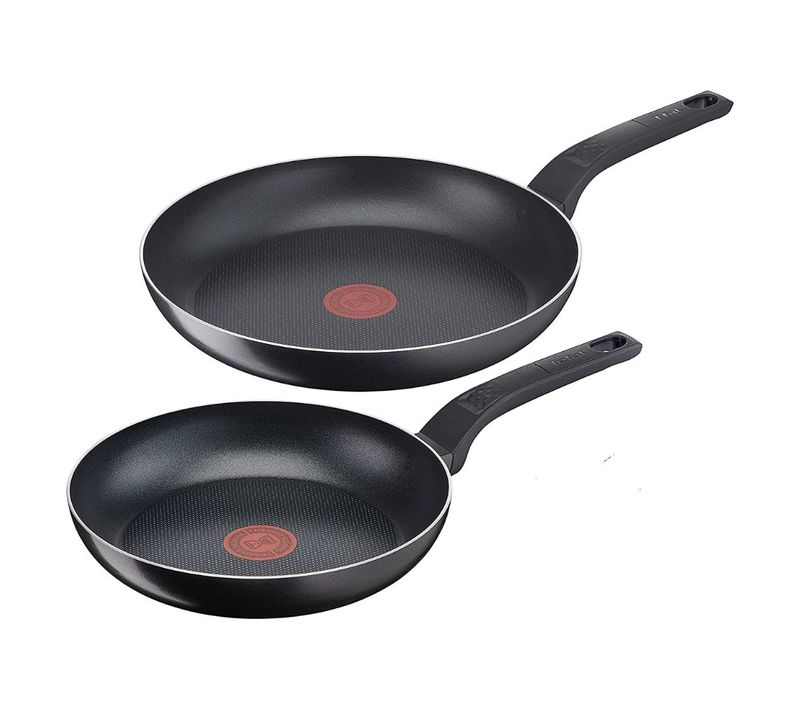 Set De 2 Poêles 24 - 28 Cm Tous Feux Sauf Induction Easy Cook et Clean