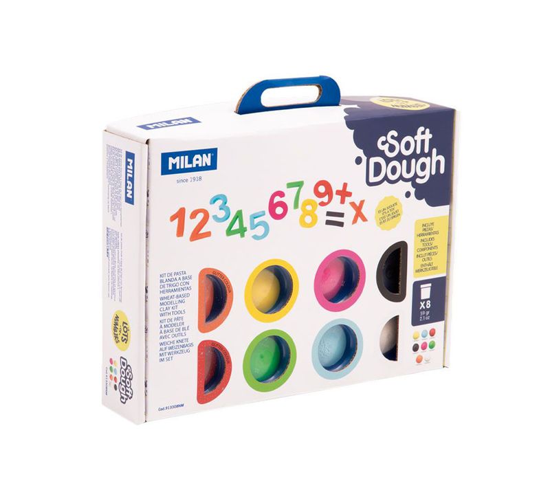 Coffret De Pâte à Modeler Souple Soft Dough Avec Outils Et Chiffres - Jeu Créatif Pour Enfants