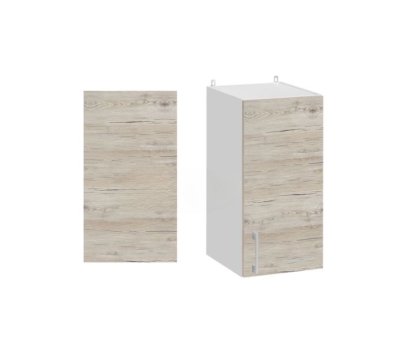 Panneau De Finition Pour Meuble Haut Eco Noyer Blanchi