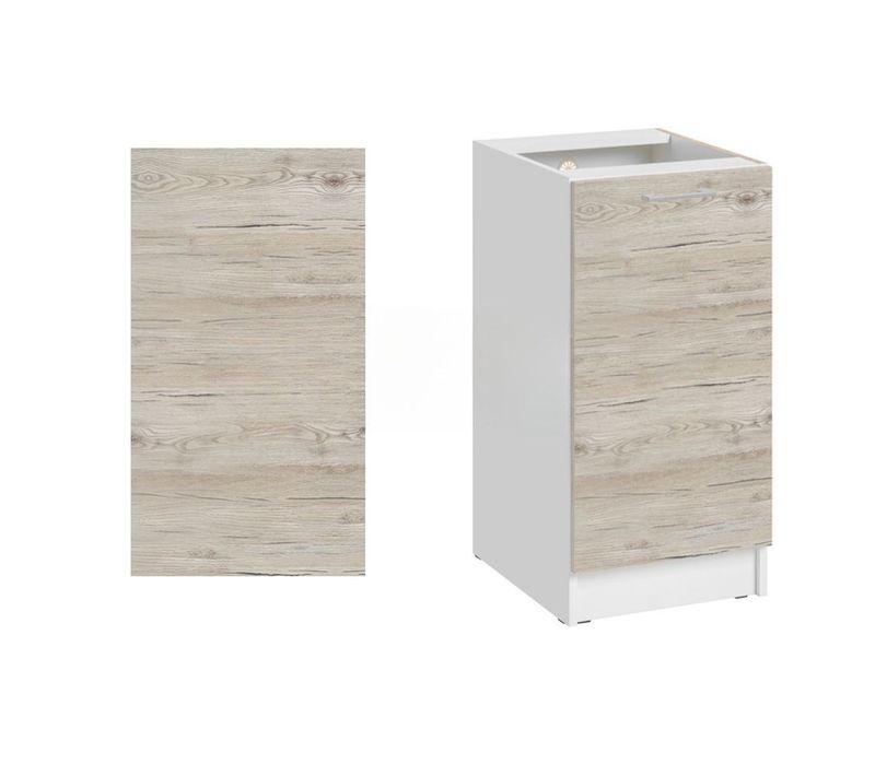 Panneau De Finition Pour Meuble Bas Eco Noyer Blanchi