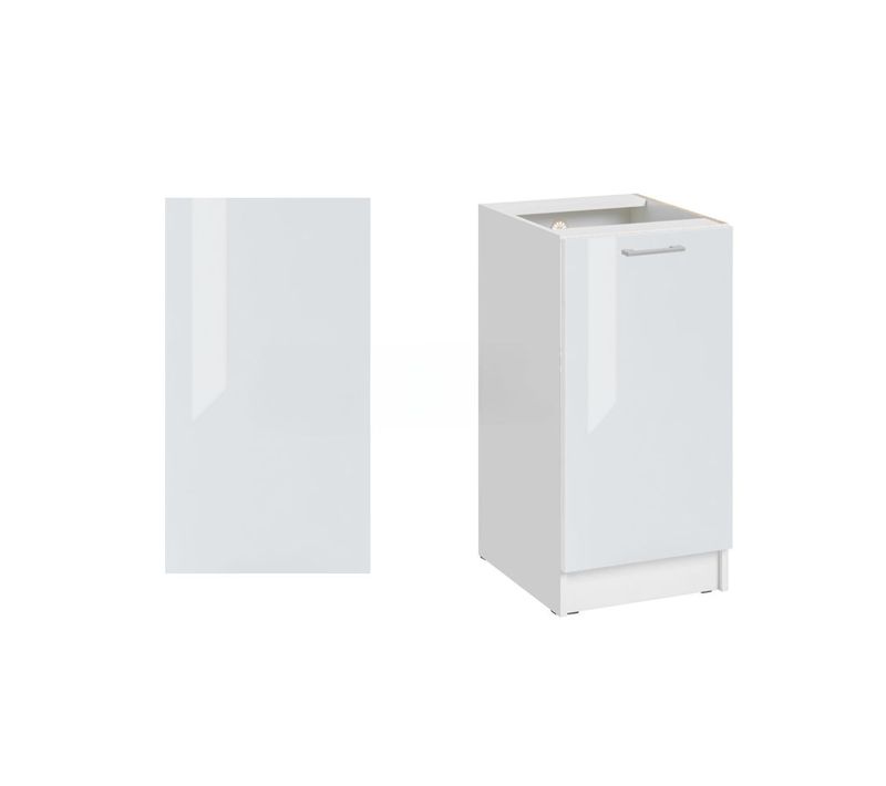 Panneau De Finition Pour Meuble Bas Eco Blanc Brillant