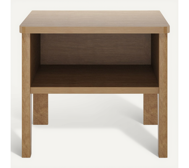 Table De Chevet En Placage Chêne - Nova