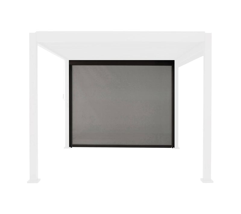 Store Gris Pour Pergola Bioclimatique – Triomphe – 3m. Aluminium Et Textilène