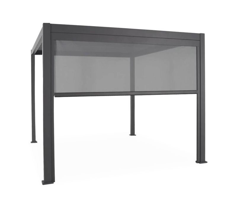 Pergola Bioclimatique Gris Anthracite – Triomphe – 300x400cm. Aluminium. à Lames Orientables +