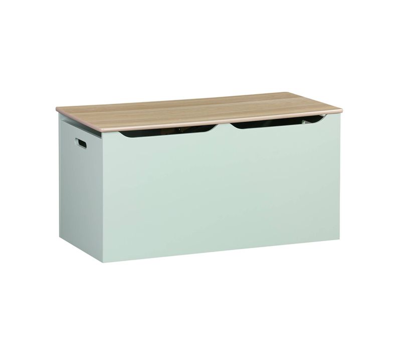 Coffre à Jouet - Tobias - 80x40 Cm. Couvercle Rabattable. Poignées Latérales