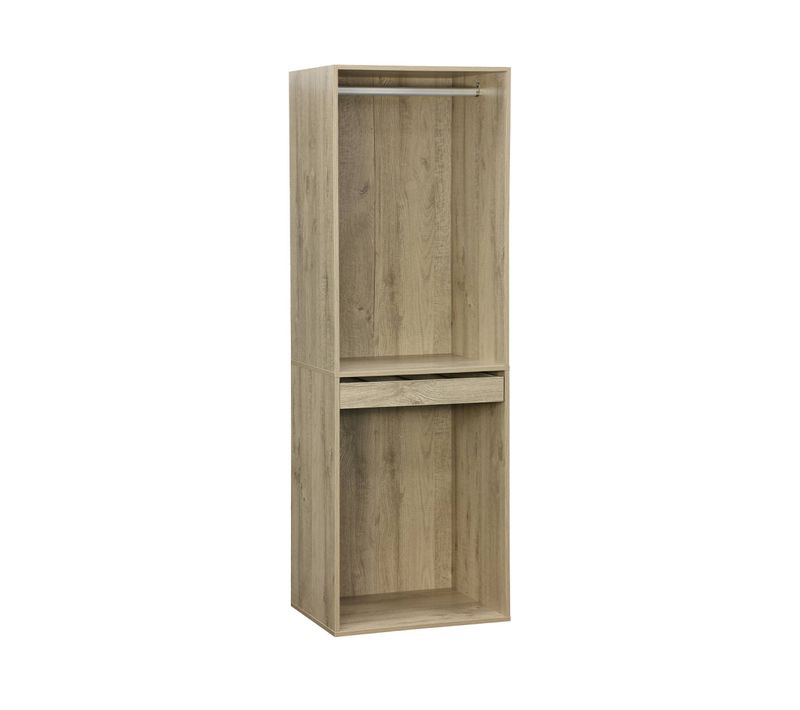 Module Dressing Avec Penderie Et Porte-pantalons. Naturel. Panneaux Stratifiés