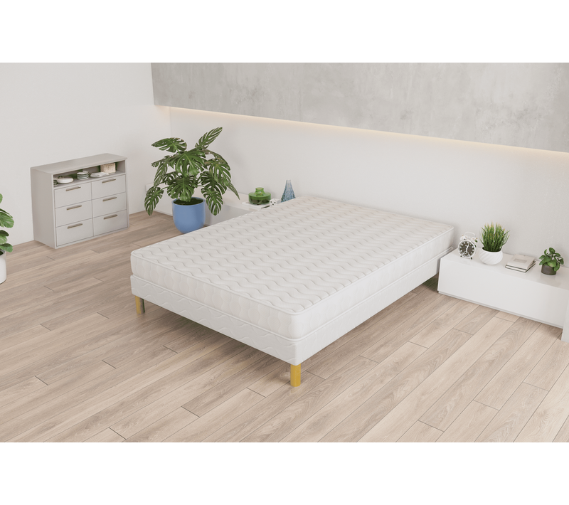 Matelas Mousse 140x190 cm CONFORT+ Epaisseur 17cm
