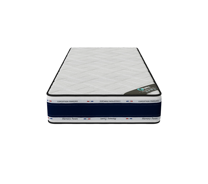 Matelas Mousse Blue Memory 100x190 Accueil Mémoire De Forme Hauteur 22cm