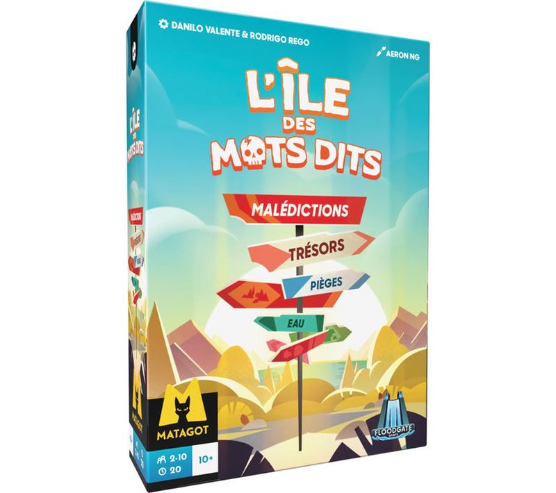 L'île Des Mots Dits — Jeu De Plateau Coopératif/compétitif, 2-10 Joueurs, 20 Min