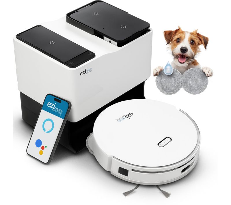 Robot Aspirateur Laveur Connecté Eziclean® All In One Z15 Pro