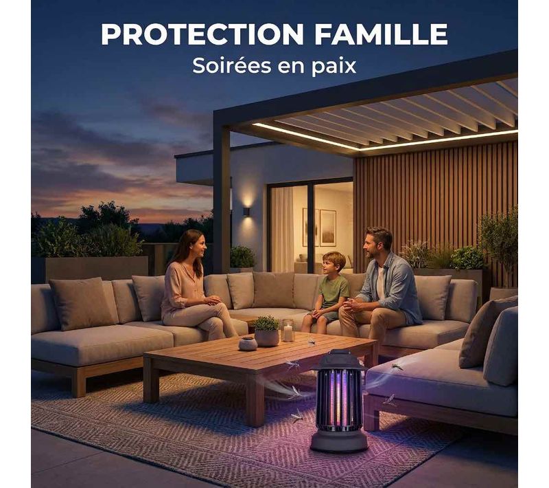Lampe Uv Anti-moustique Ezilight® Mosquito